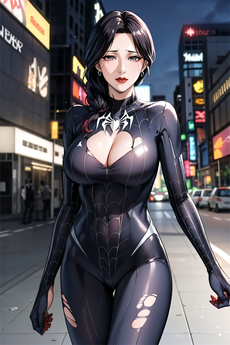 蜘蛛侠妈妈-pixiv插画-作品交流服务