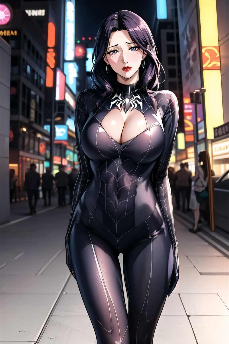 蜘蛛侠妈妈-pixiv插画-作品交流服务