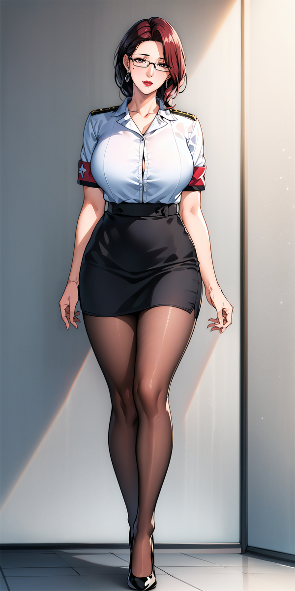 图片[14]-女警妈妈 空乘阿姨-pixiv插画-作品交流服务