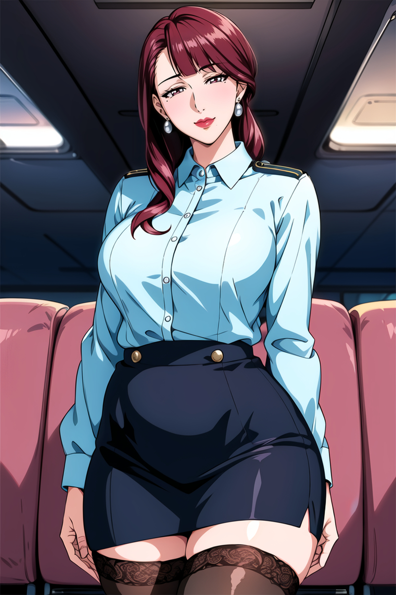 图片[16]-女警妈妈 空乘阿姨-pixiv插画-作品交流服务