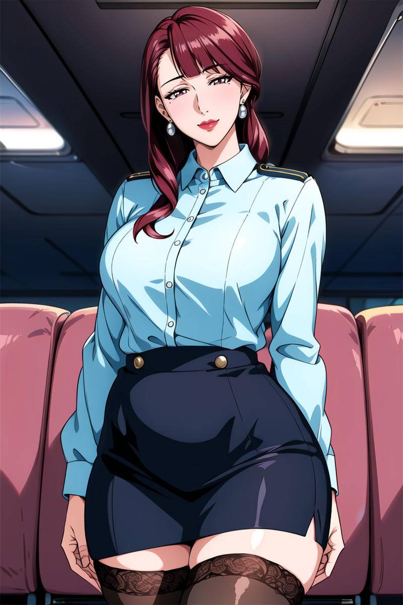 图片[16]-女警妈妈 空乘阿姨-pixiv插画-作品交流服务