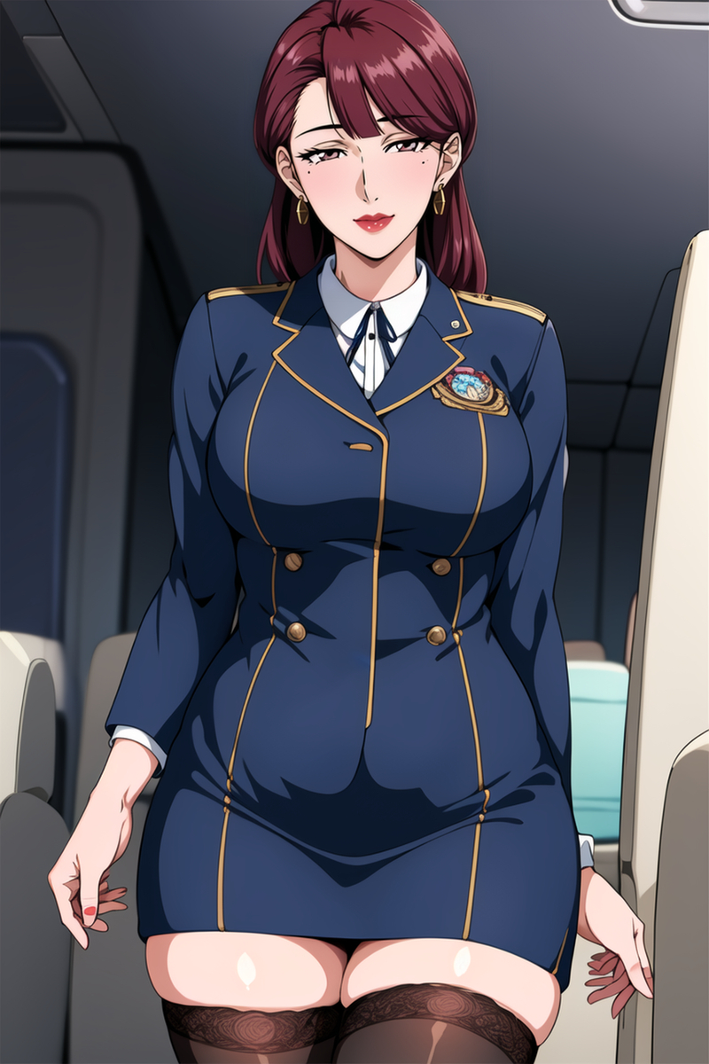 图片[21]-女警妈妈 空乘阿姨-pixiv插画-作品交流服务