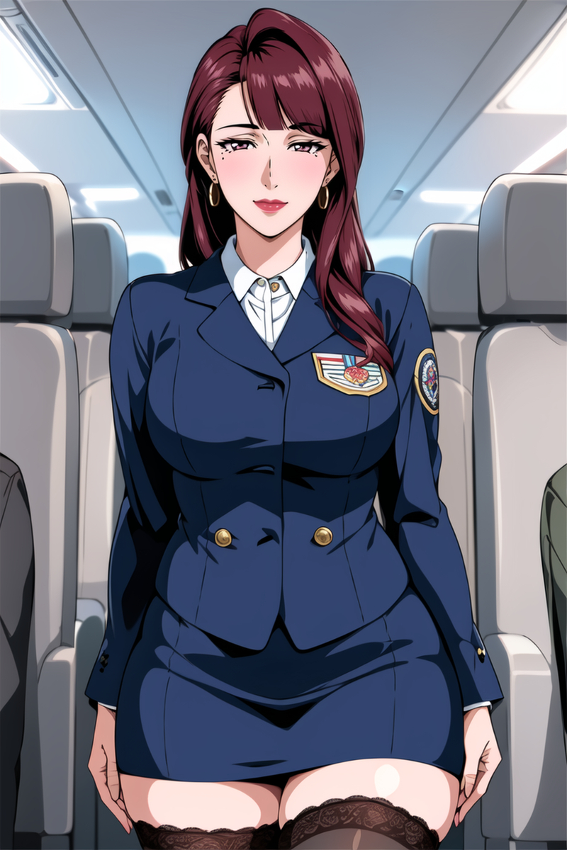 图片[22]-女警妈妈 空乘阿姨-pixiv插画-作品交流服务