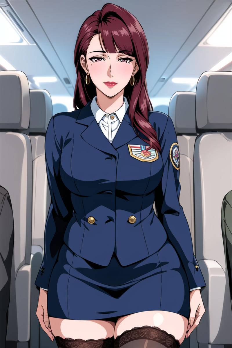 图片[22]-女警妈妈 空乘阿姨-pixiv插画-作品交流服务