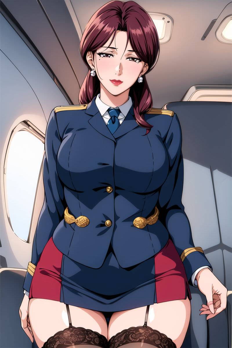 图片[23]-女警妈妈 空乘阿姨-pixiv插画-作品交流服务