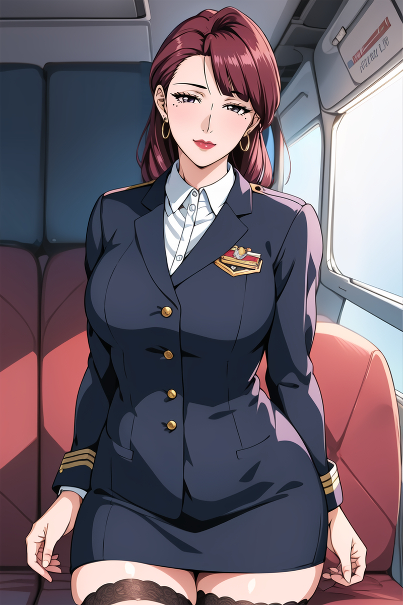 图片[24]-女警妈妈 空乘阿姨-pixiv插画-作品交流服务