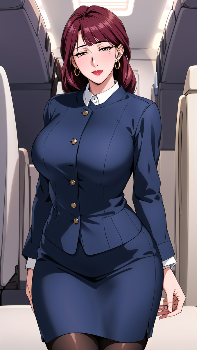 图片[25]-女警妈妈 空乘阿姨-pixiv插画-作品交流服务