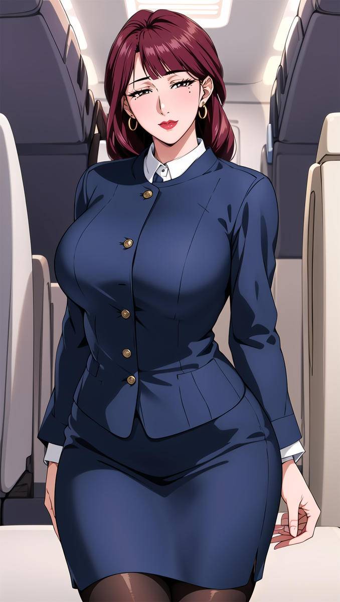 图片[25]-女警妈妈 空乘阿姨-pixiv插画-作品交流服务