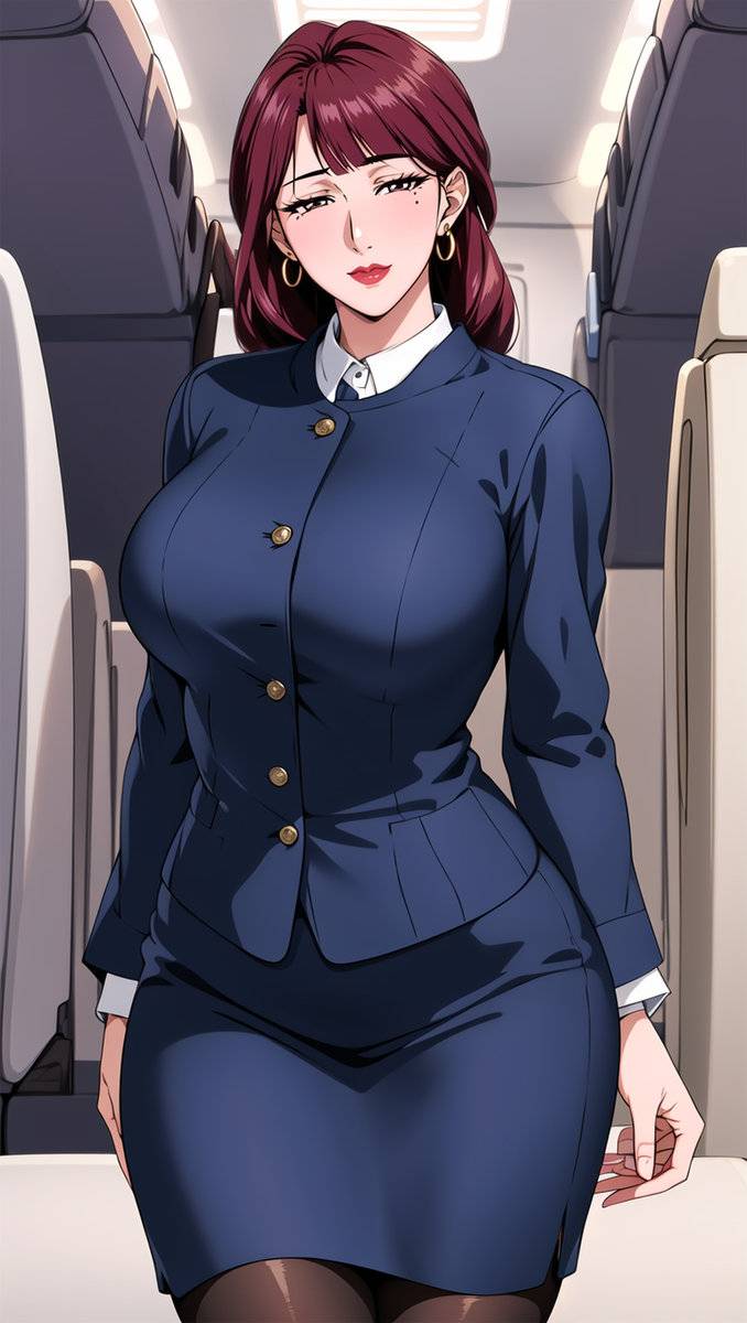 图片[25]-女警妈妈 空乘阿姨-pixiv插画-作品交流服务