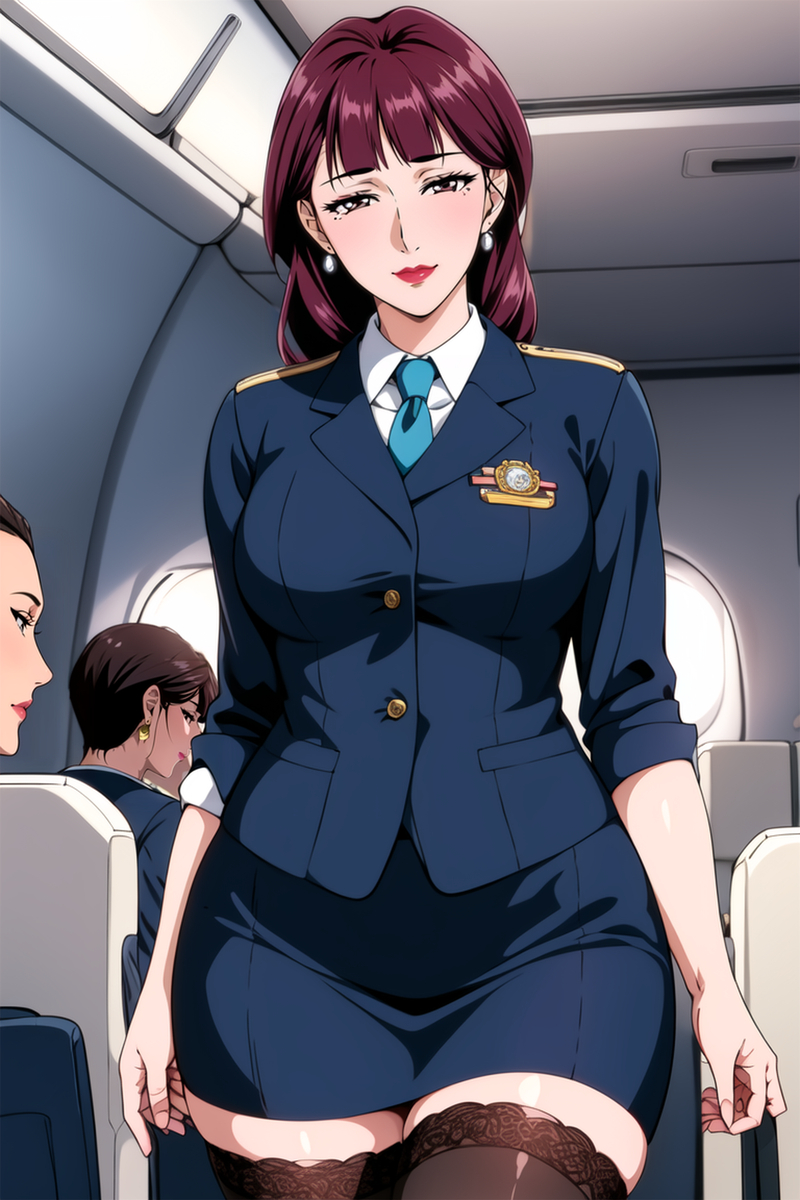 图片[27]-女警妈妈 空乘阿姨-pixiv插画-作品交流服务