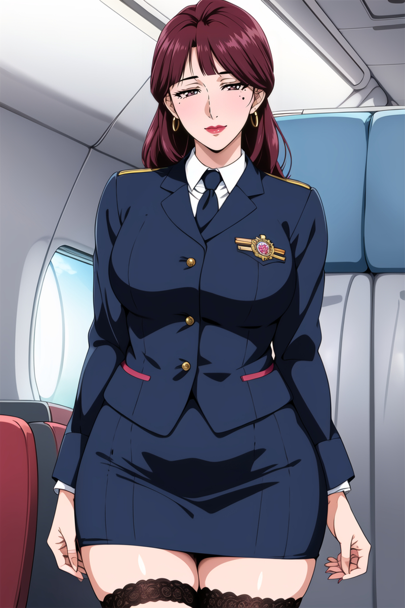 图片[28]-女警妈妈 空乘阿姨-pixiv插画-作品交流服务