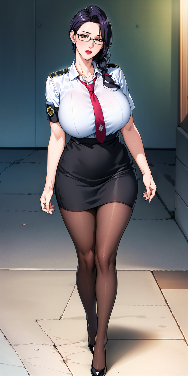 图片[6]-女警妈妈 空乘阿姨-pixiv插画-作品交流服务