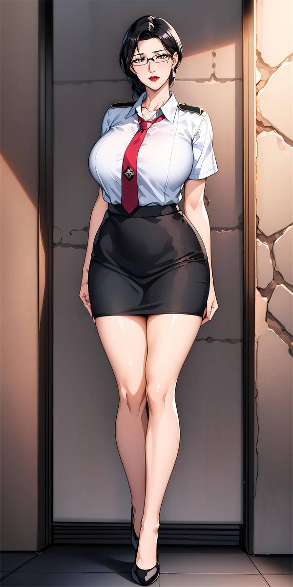 图片[7]-女警妈妈 空乘阿姨-pixiv插画-作品交流服务