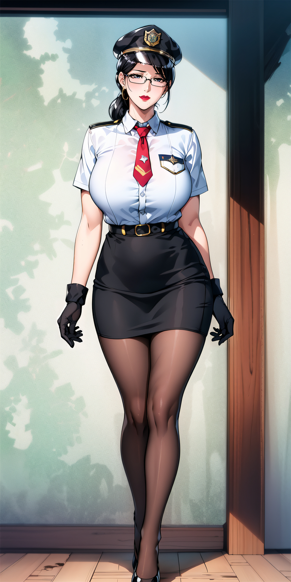 图片[9]-女警妈妈 空乘阿姨-pixiv插画-作品交流服务