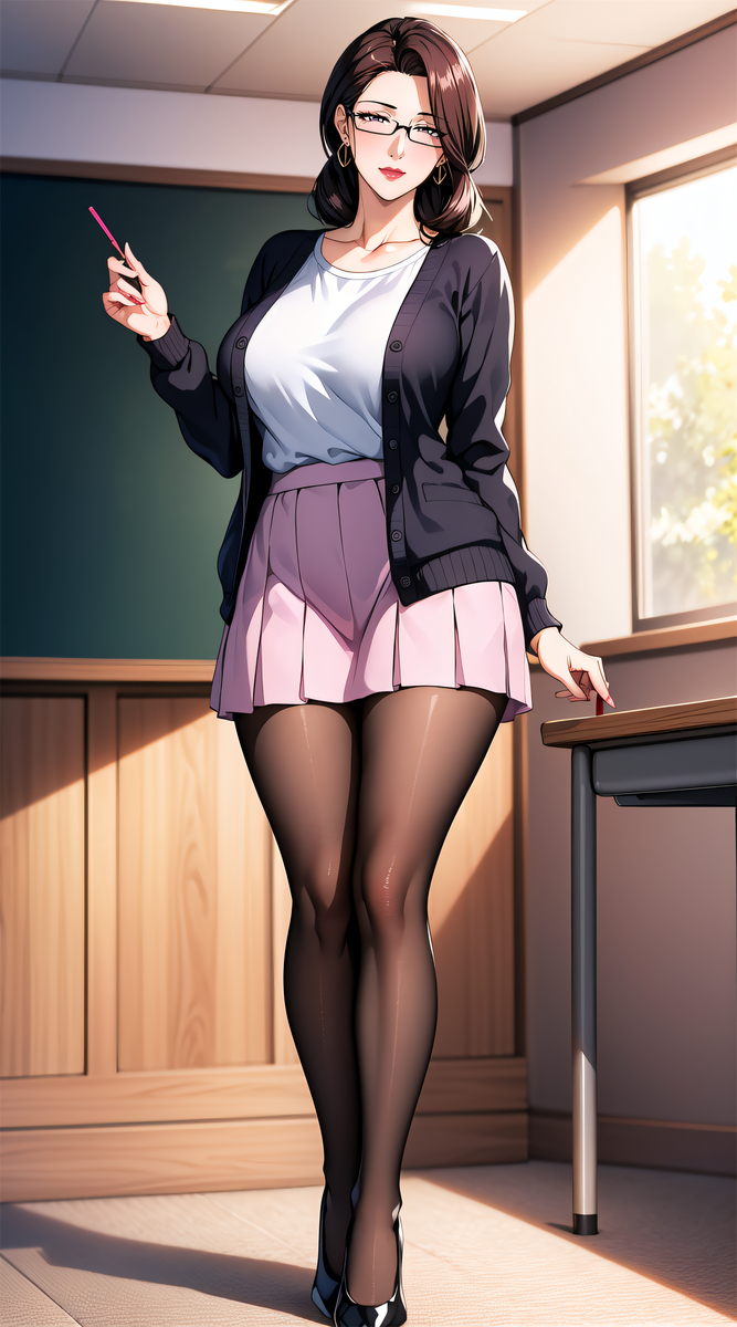 教师妈妈-pixiv插画-作品交流服务