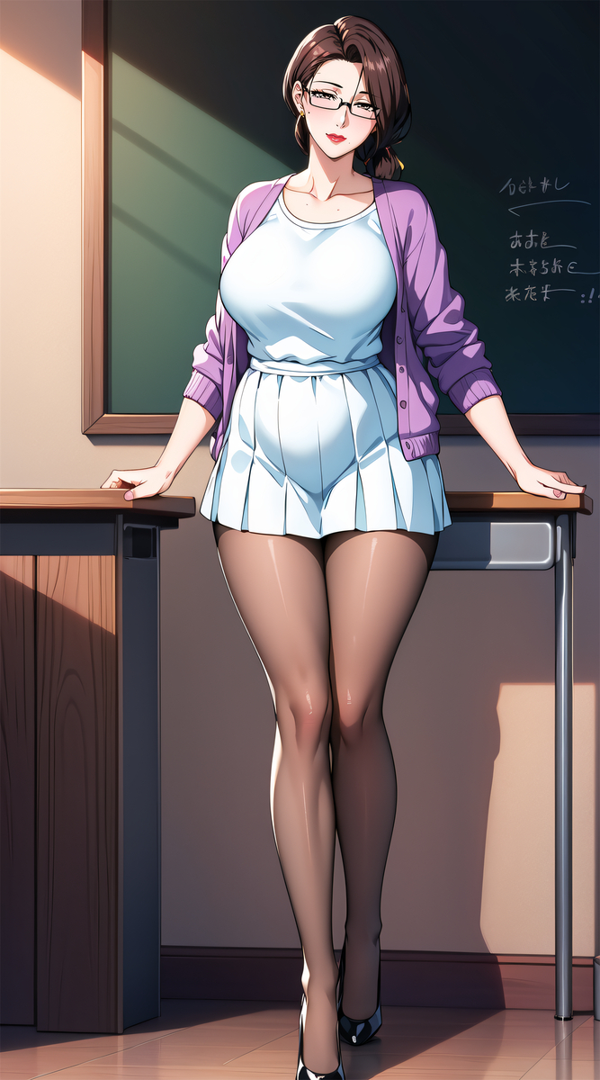 图片[11]-教师妈妈-pixiv插画-作品交流服务