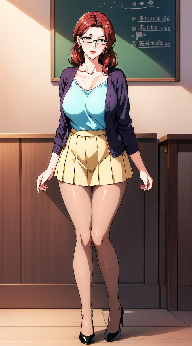 图片[14]-教师妈妈-pixiv插画-作品交流服务