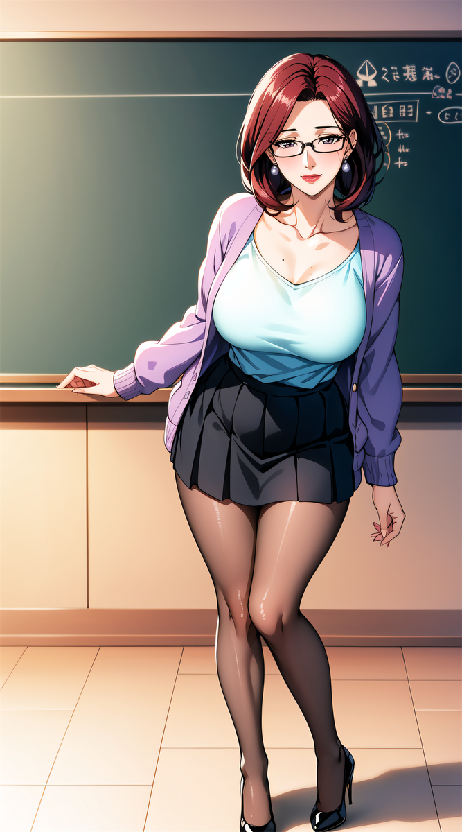 图片[15]-教师妈妈-pixiv插画-作品交流服务