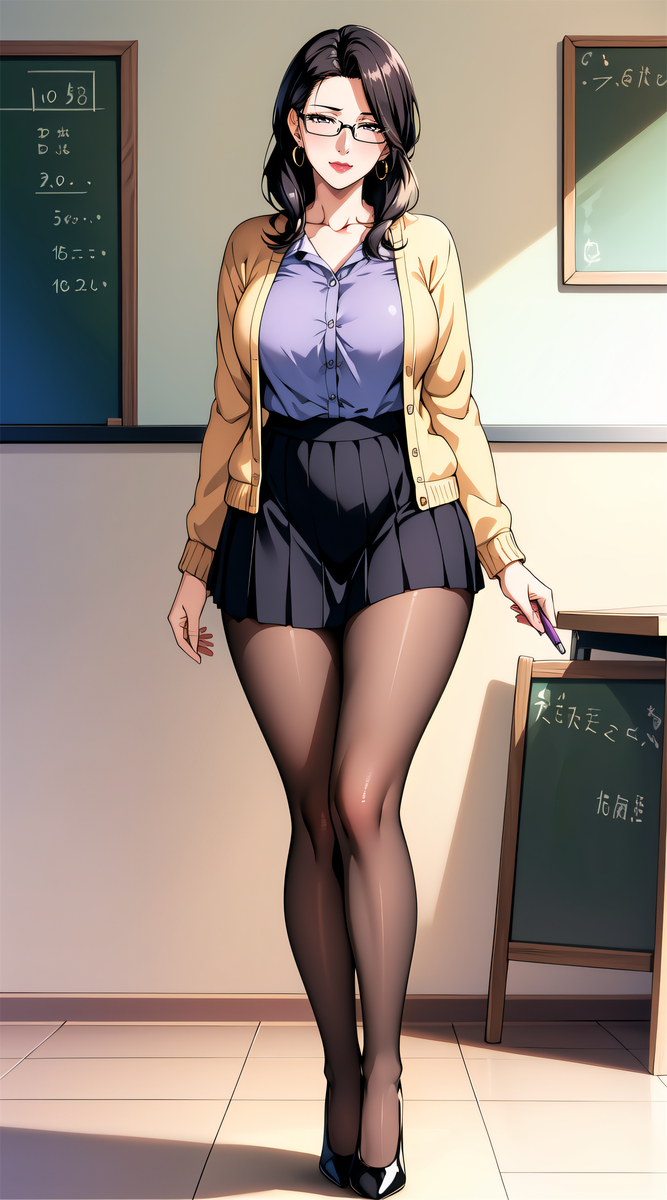 教师妈妈-pixiv插画-作品交流服务