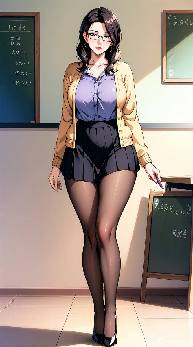 教师妈妈-pixiv插画-作品交流服务