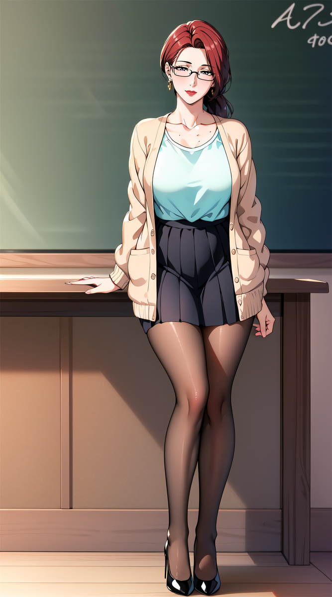 图片[6]-教师妈妈-pixiv插画-作品交流服务