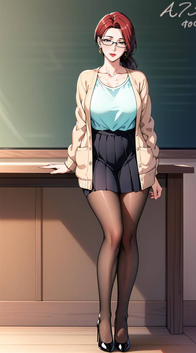图片[6]-教师妈妈-pixiv插画-作品交流服务