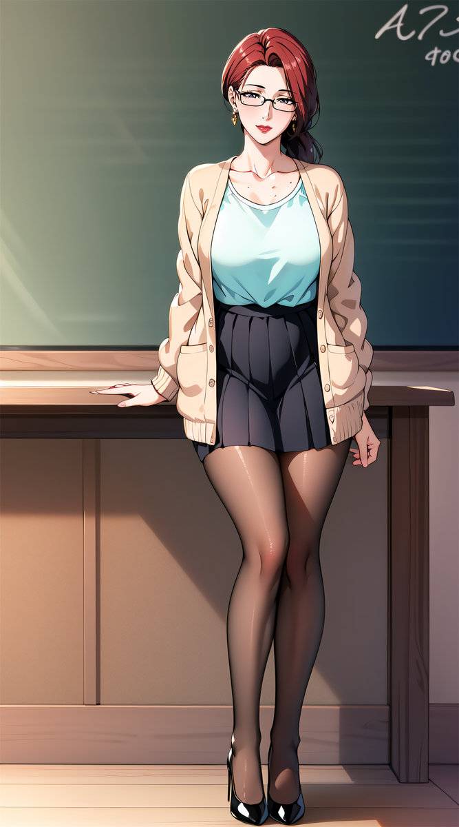 图片[6]-教师妈妈-pixiv插画-作品交流服务