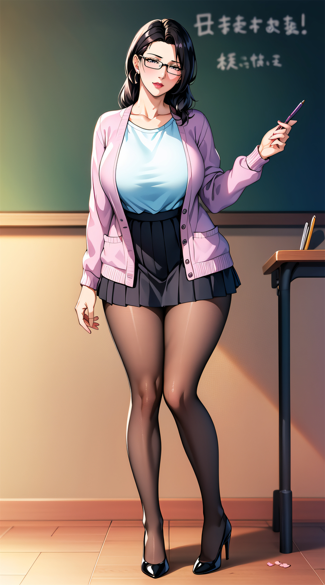 图片[7]-教师妈妈-pixiv插画-作品交流服务