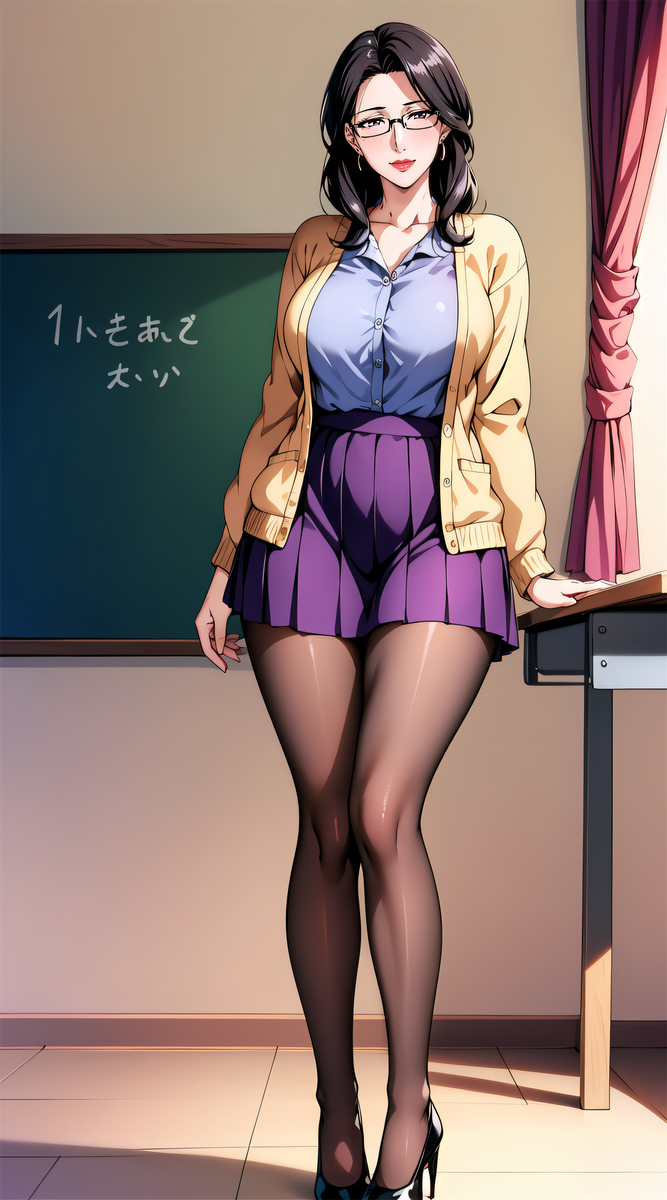 图片[8]-教师妈妈-pixiv插画-作品交流服务