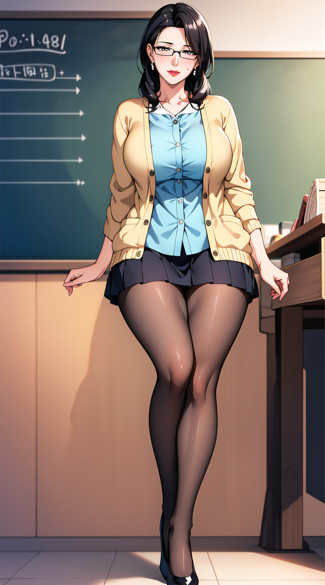 图片[10]-教师妈妈-pixiv插画-作品交流服务