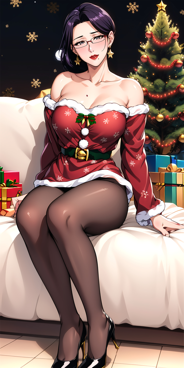 图片[5]-圣诞妈咪-pixiv插画-作品交流服务