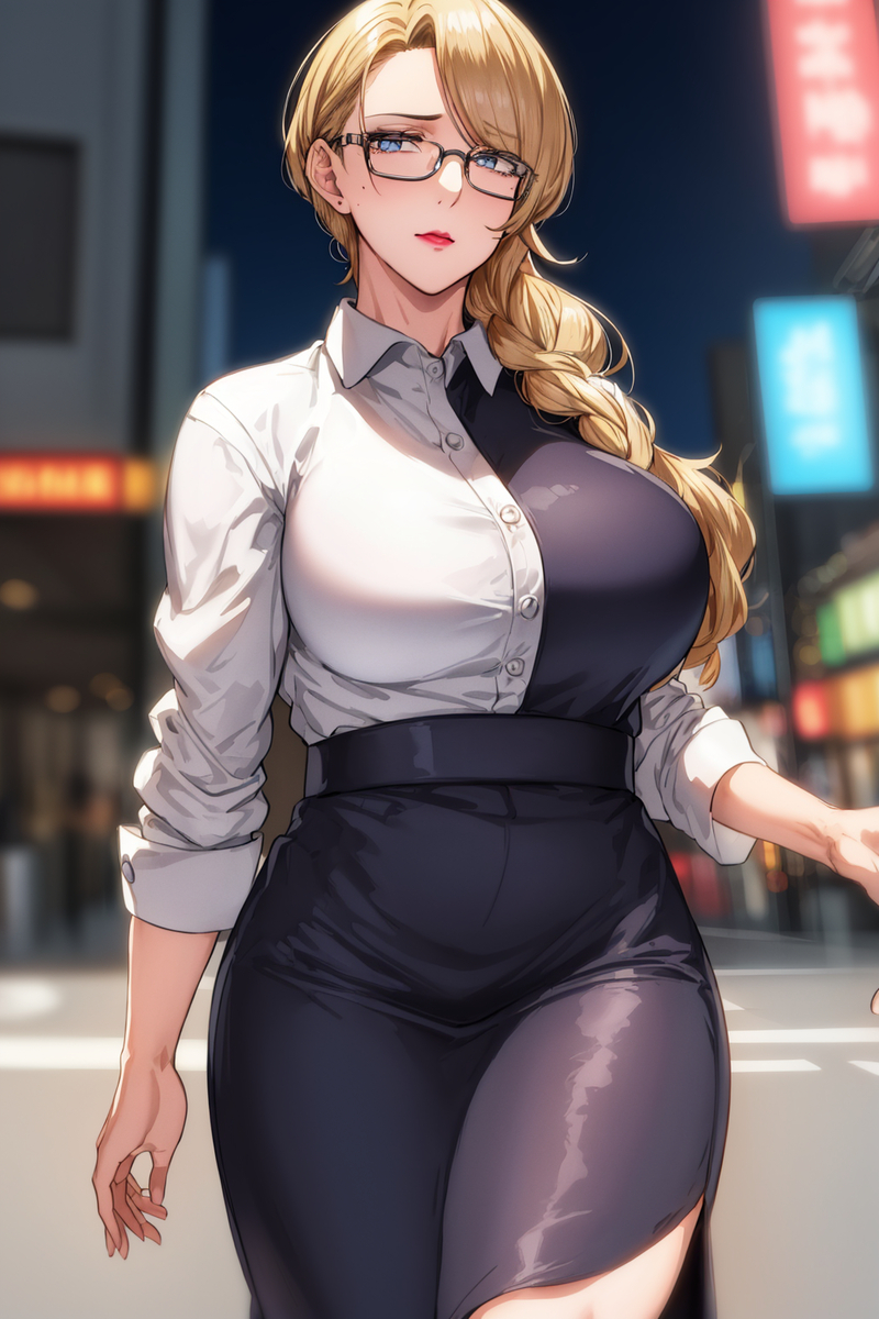 欧美小姨 USA auntie-pixiv插画-作品交流服务