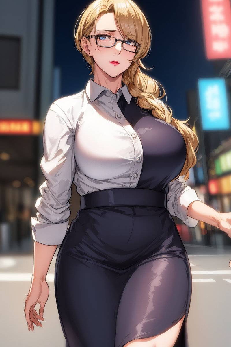 欧美小姨 USA auntie-pixiv插画-作品交流服务