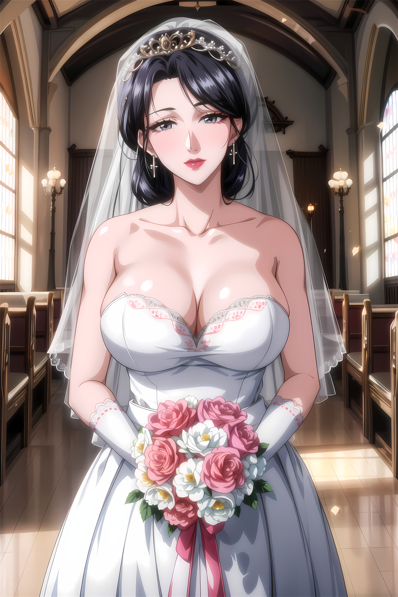 花嫁小姨-pixiv插画-作品交流服务