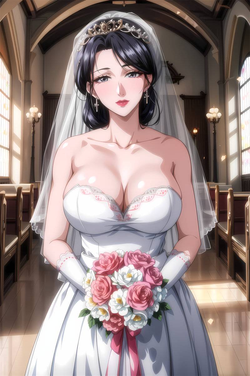 花嫁小姨-pixiv插画-作品交流服务