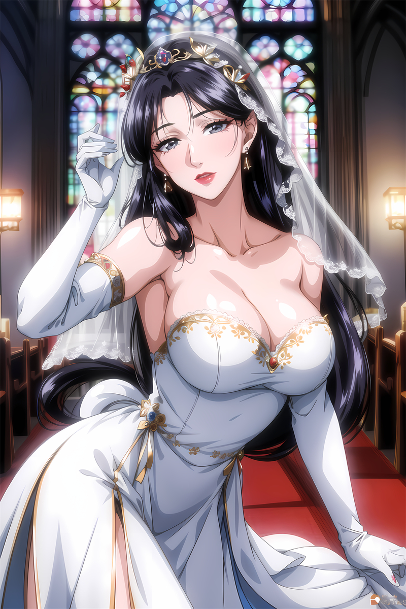 花嫁小姨-pixiv插画-作品交流服务