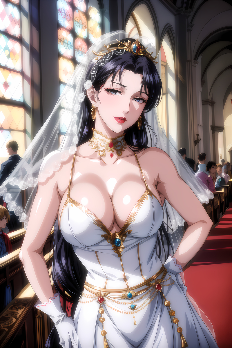 花嫁小姨-pixiv插画-作品交流服务