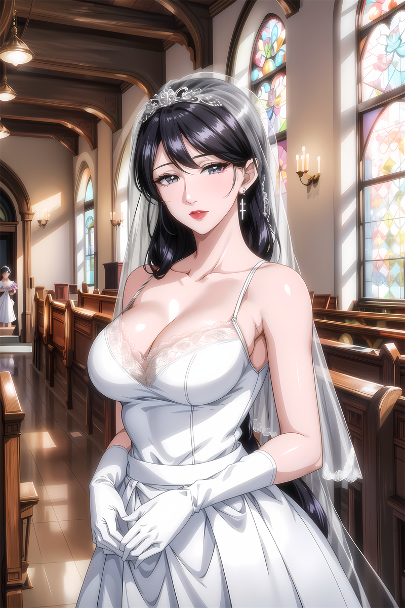 花嫁小姨-pixiv插画-作品交流服务