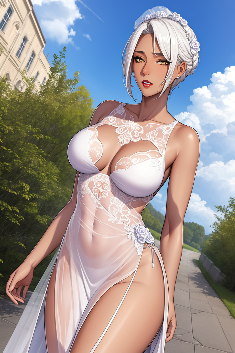 图片[13]-黑皮婚纱-pixiv插画-作品交流服务