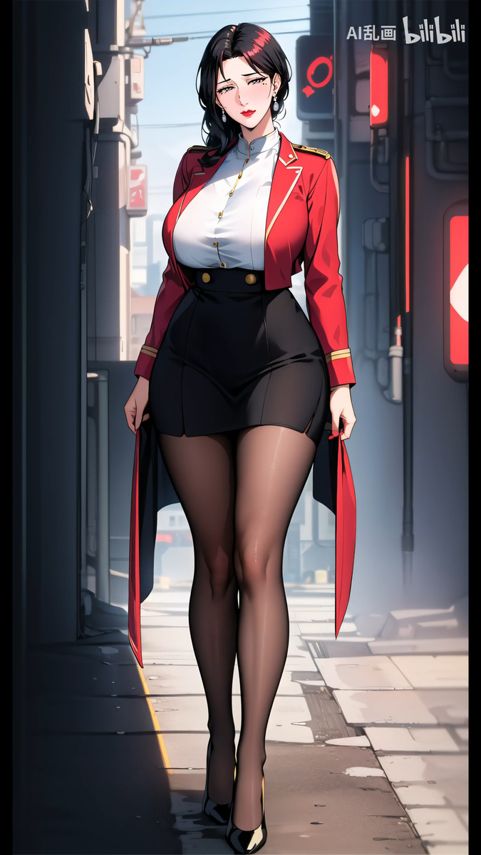 制服阿姨-pixiv插画-作品交流服务