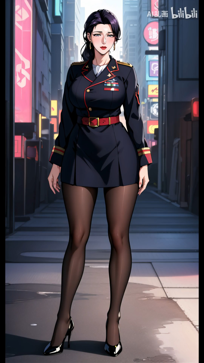 制服阿姨-pixiv插画-作品交流服务