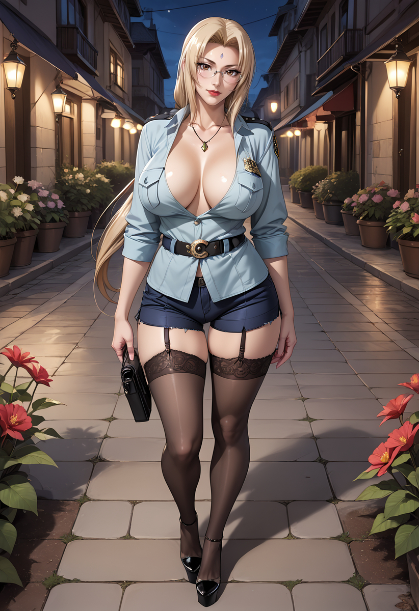 图片[8]-熟母綱手  Tsunade-pixiv插画-作品交流服务