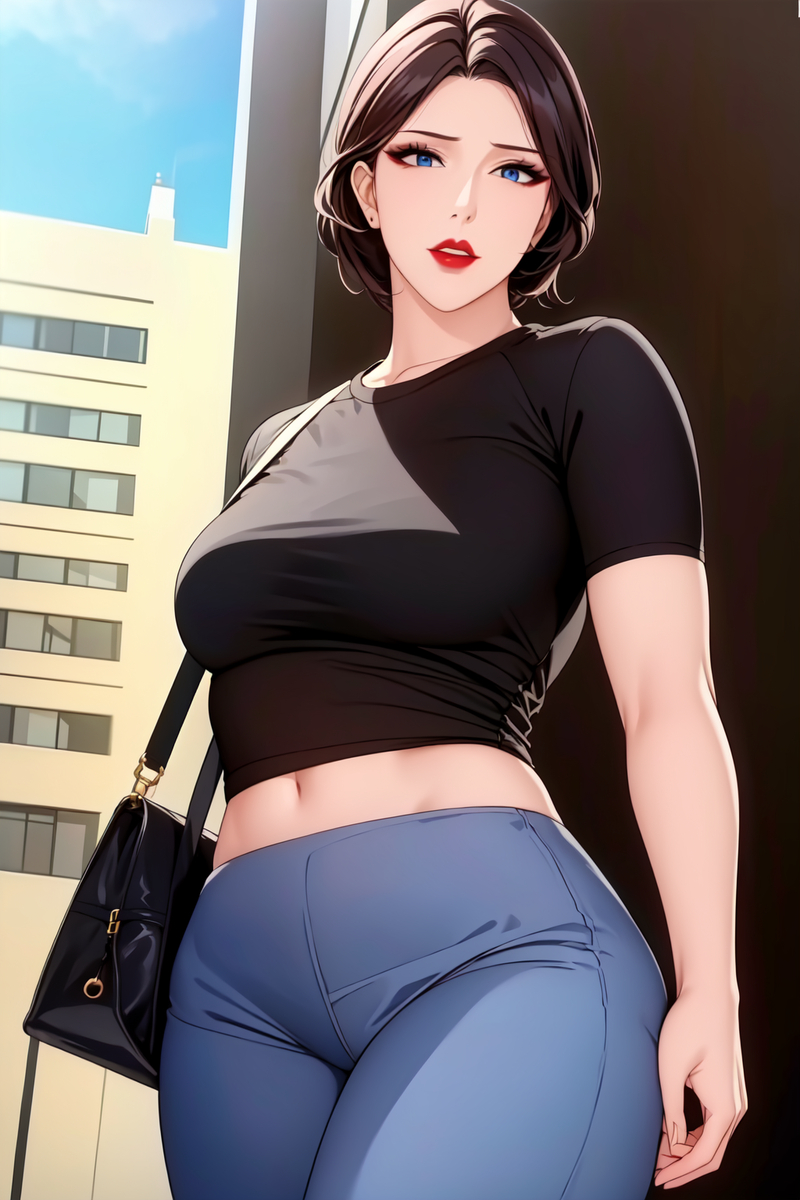 小姨妈  Aunt-pixiv插画-作品交流服务