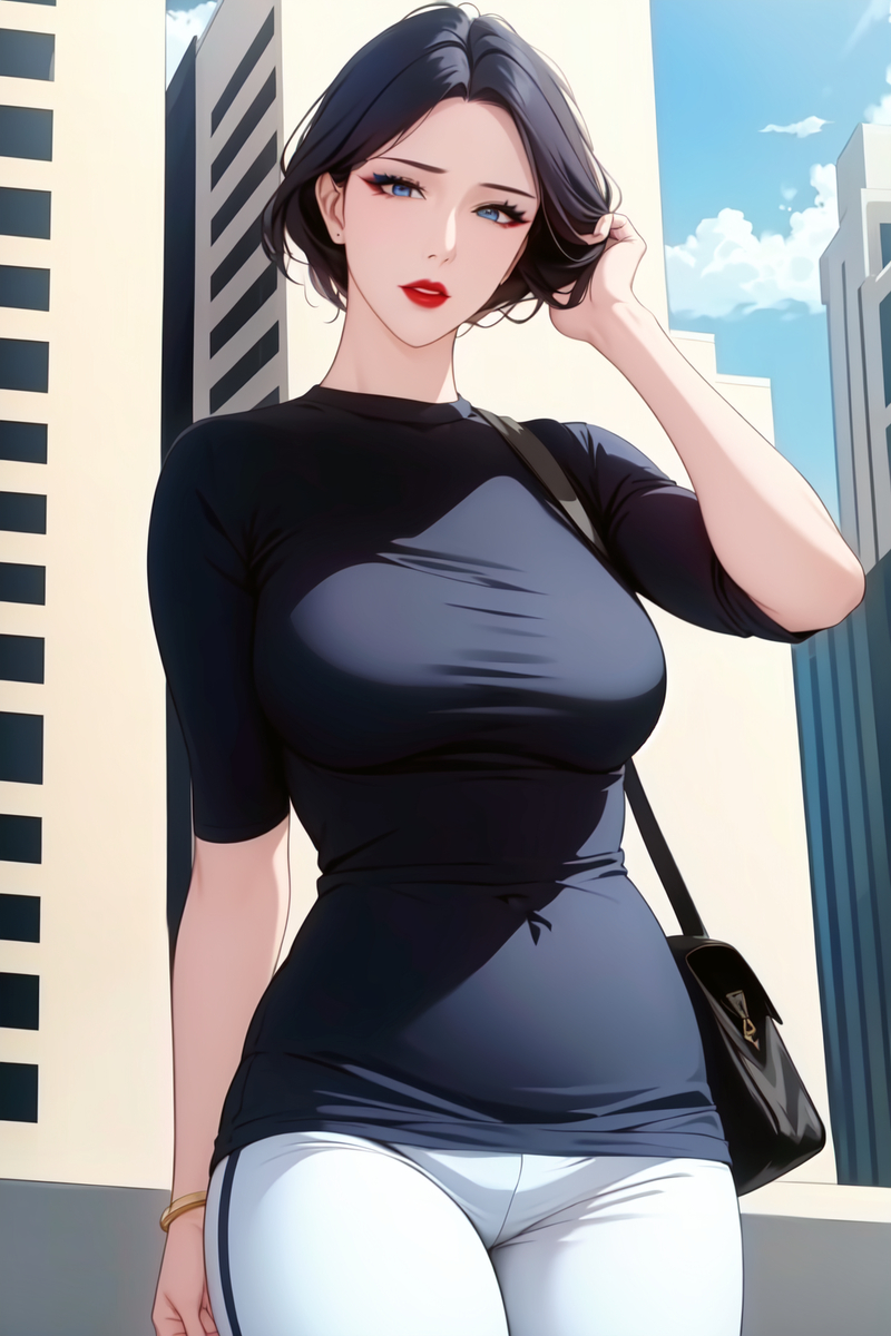 小姨妈  Aunt-pixiv插画-作品交流服务