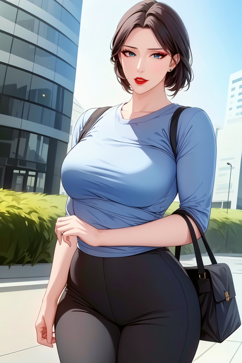 小姨妈  Aunt-pixiv插画-作品交流服务