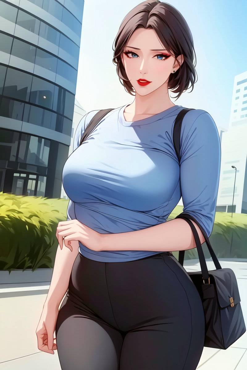 小姨妈  Aunt-pixiv插画-作品交流服务