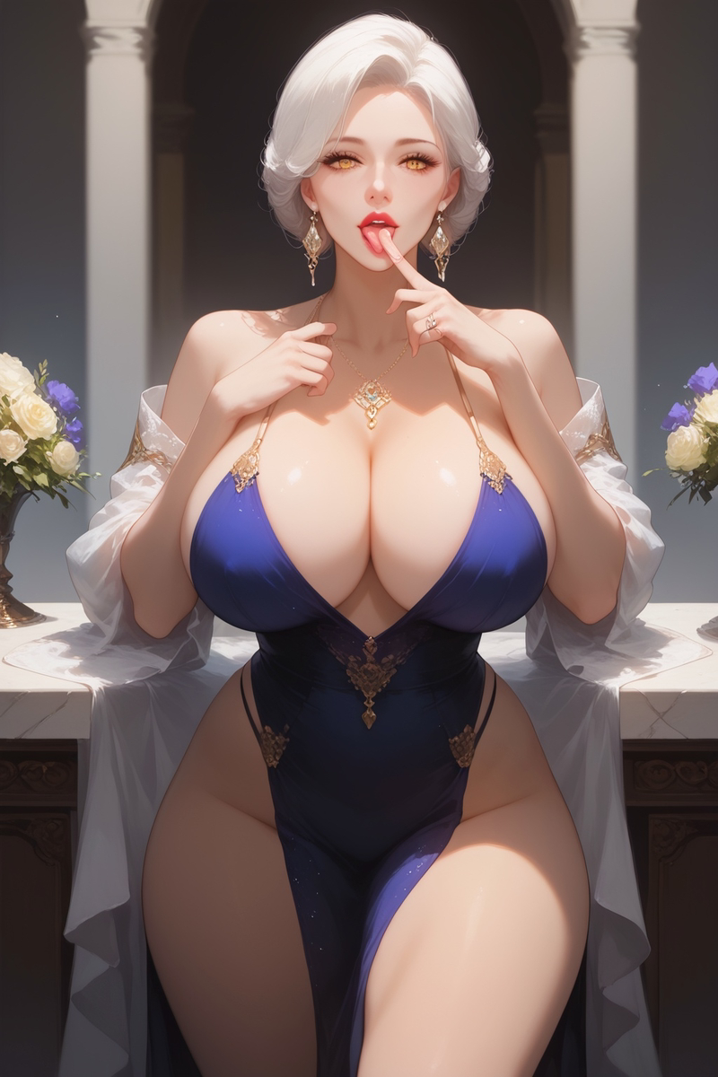 图片[12]-白髪女王  Queen-pixiv插画-作品交流服务