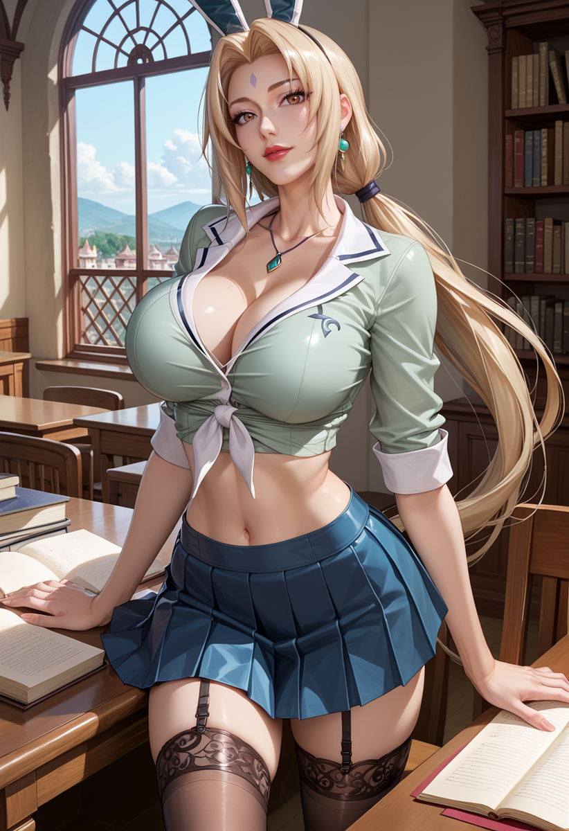 图片[11]-綱手 Bunnygirl-pixiv插画-作品交流服务