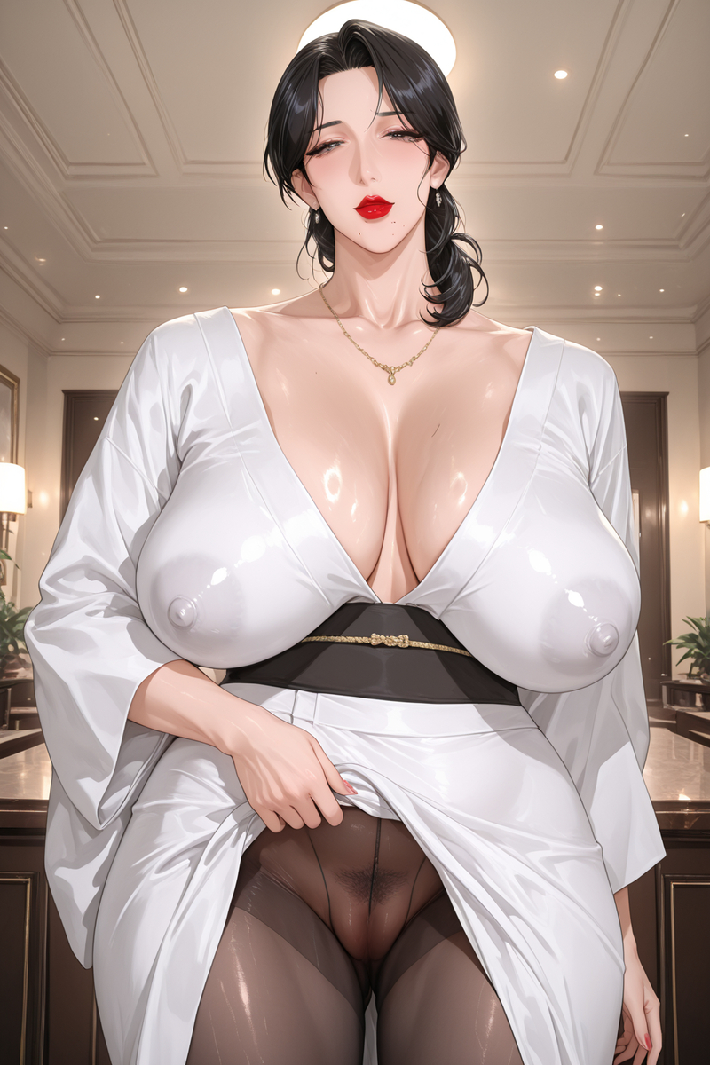 高柳阿姨  夜籣-pixiv插画-作品交流服务