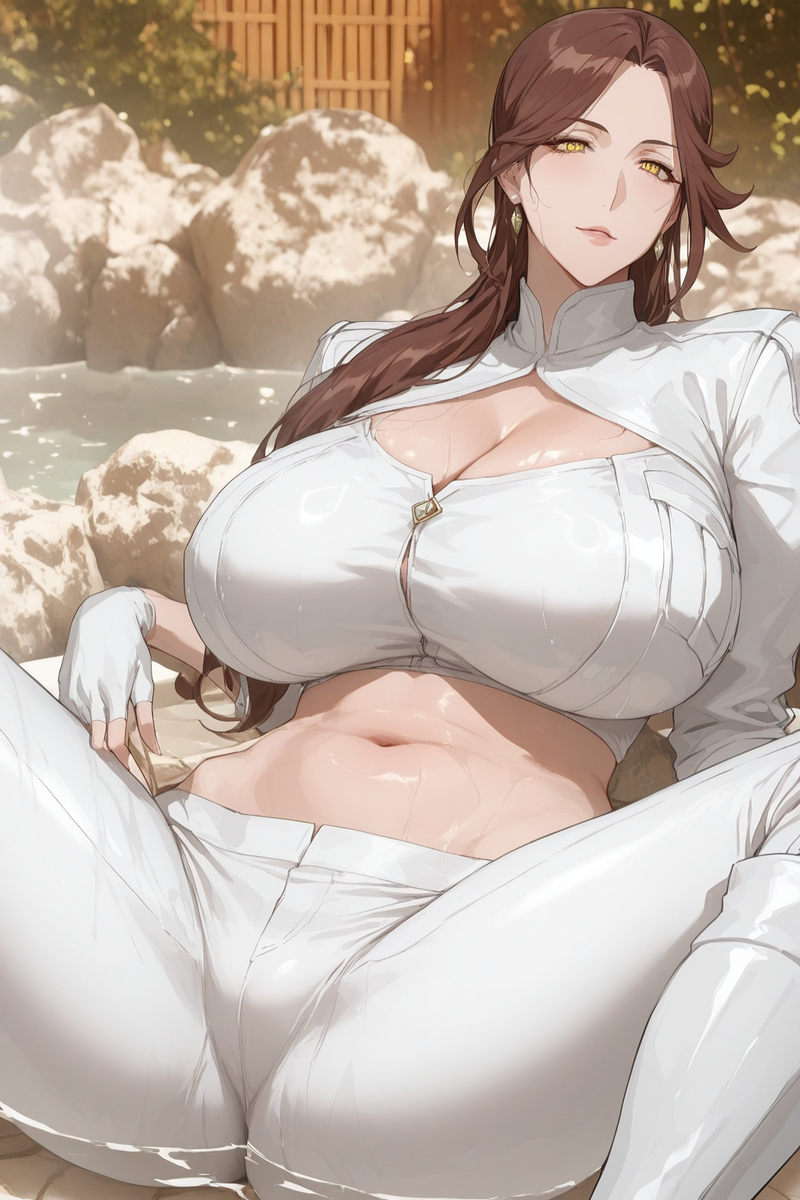 狭霧友子 母子水浴-pixiv插画-作品交流服务